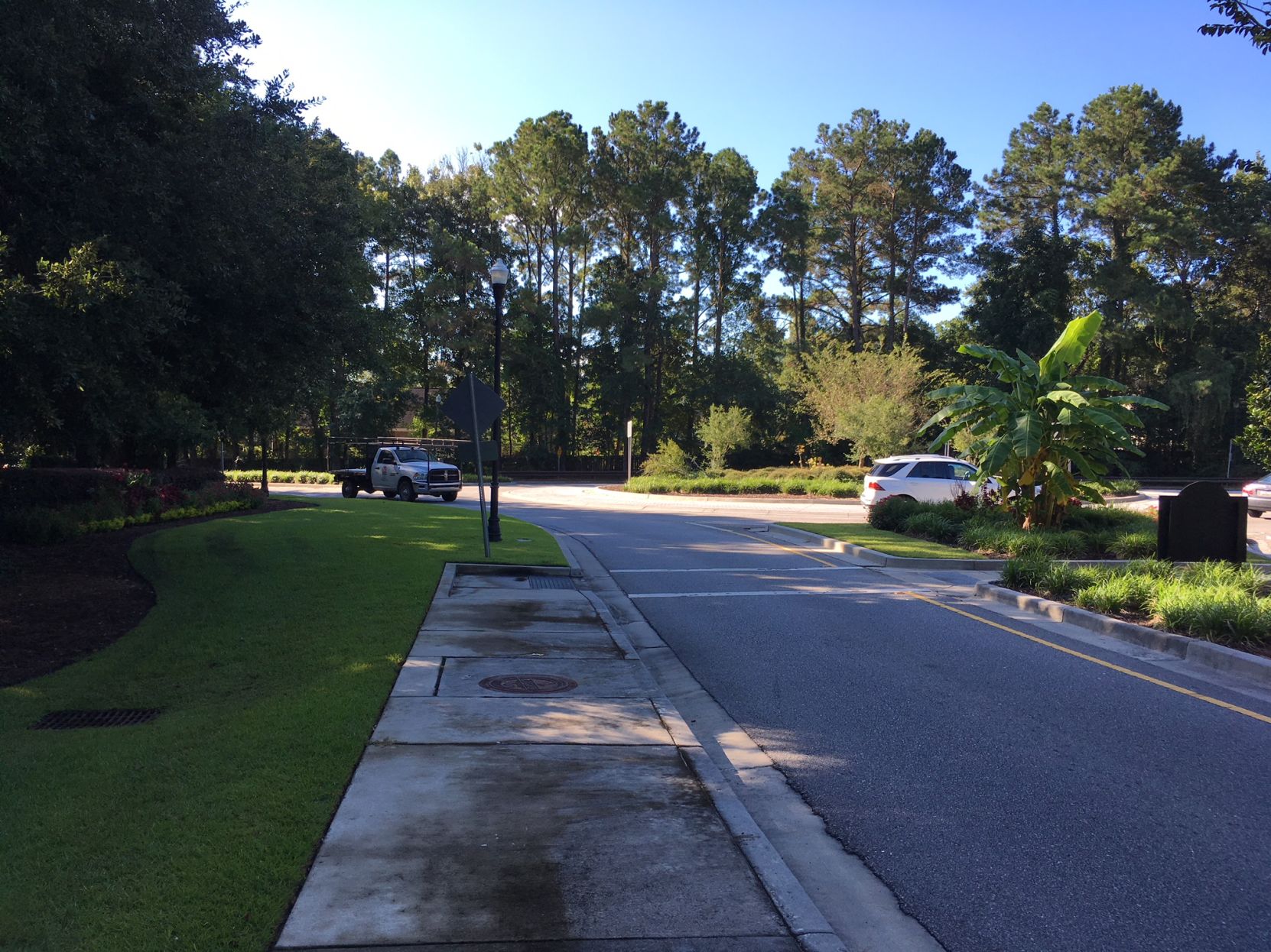 Long Point Road traffic circle